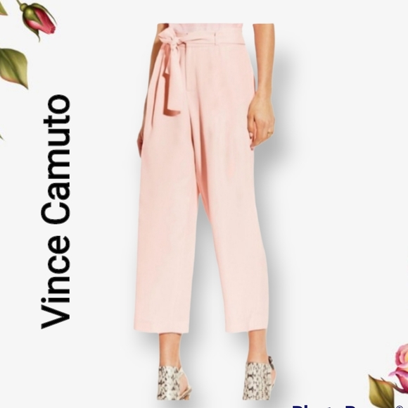 Vince Camuto Pants - VINCE CAMUTO Hi BELTED CROP PANTS